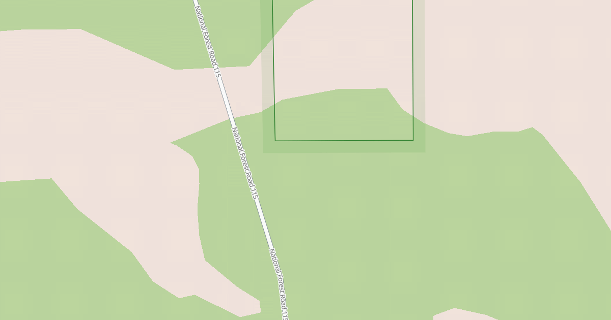 Map preview of USFS National Forest System Roads {12D712A9-BA56-4C1C-BA09-E4B4BC782851}