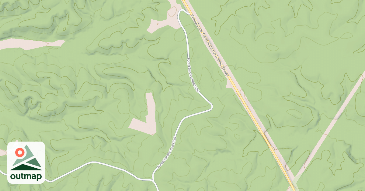 Map of GAS LINE ROAD