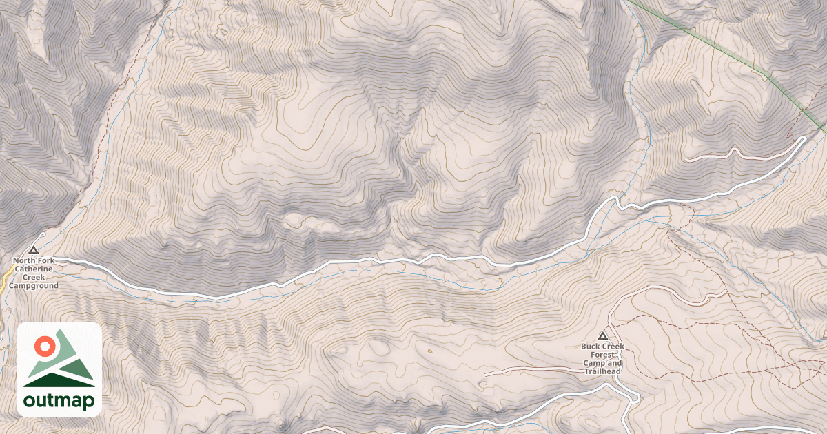 Map of MID FK CATHERINE C
