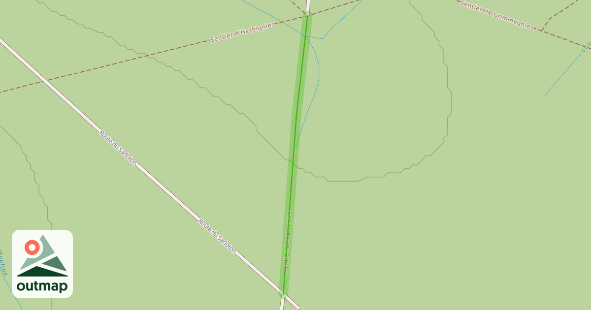 Map of Sentier de la Veuve