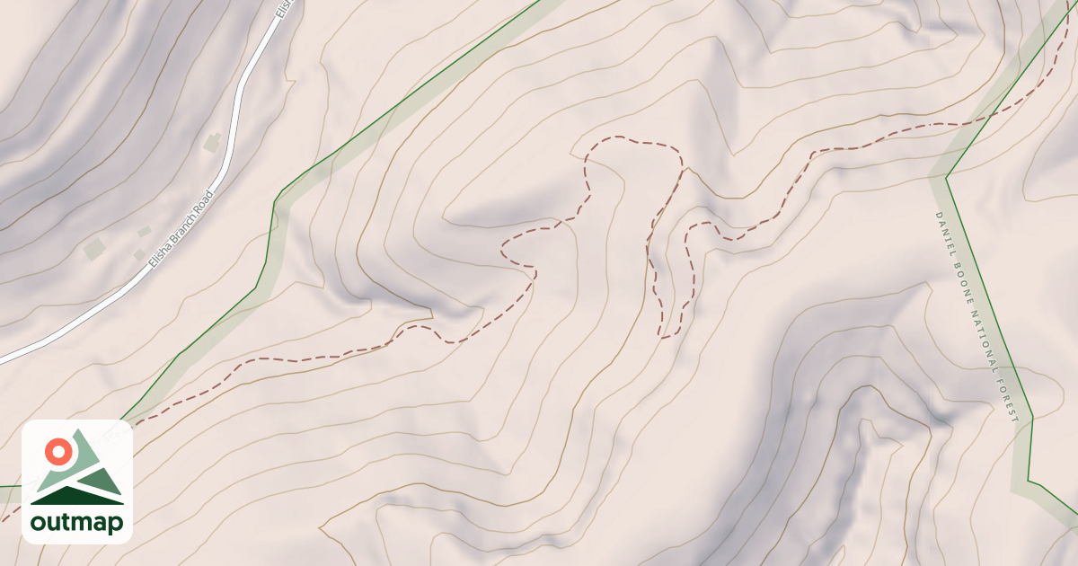 Map of Sheltowee Trace