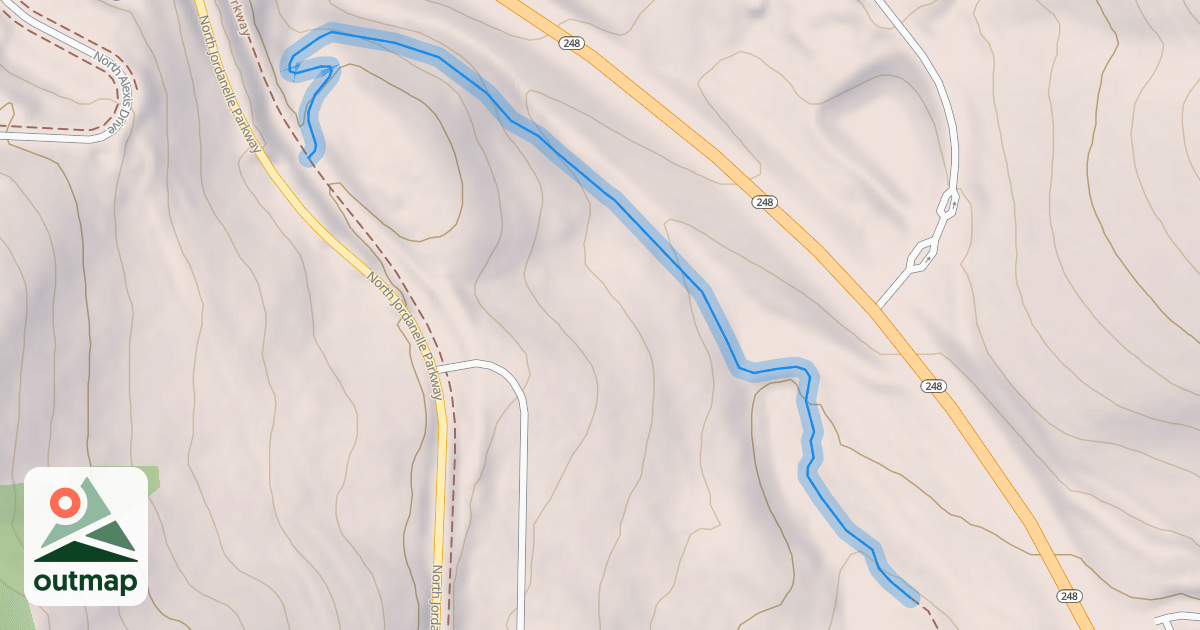 Map of North Ross Creek Trail