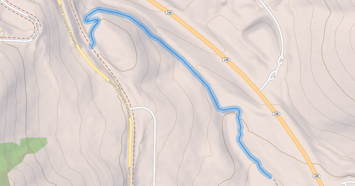 Map preview of North Ross Creek Trail