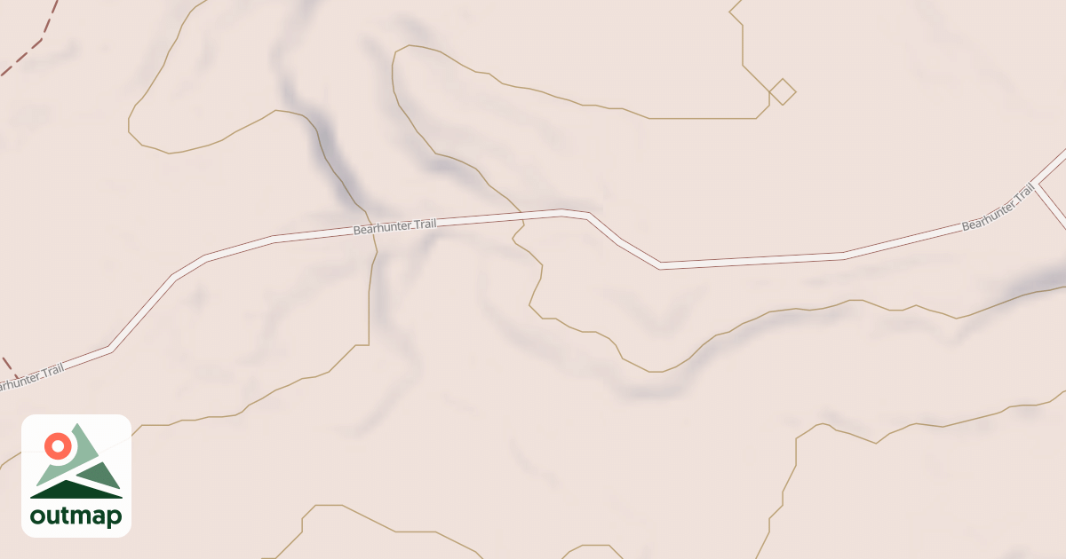Map of Straight Arrows Trail