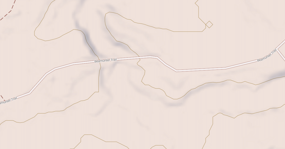 Map preview of Straight Arrows Trail