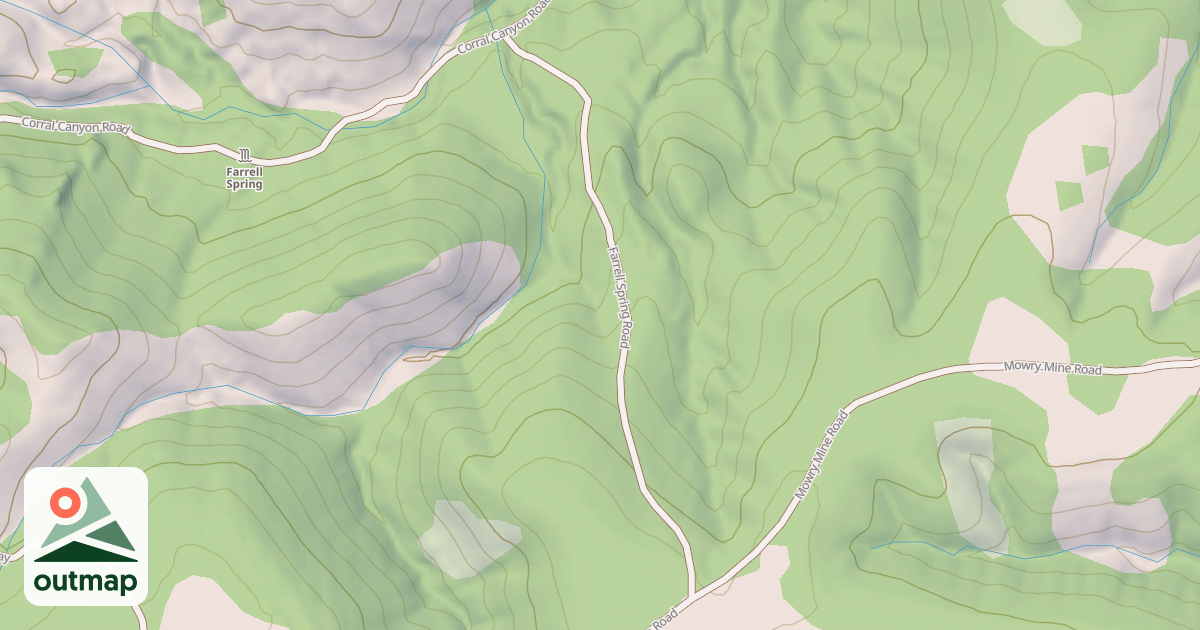 Map of FARRELL SPRING