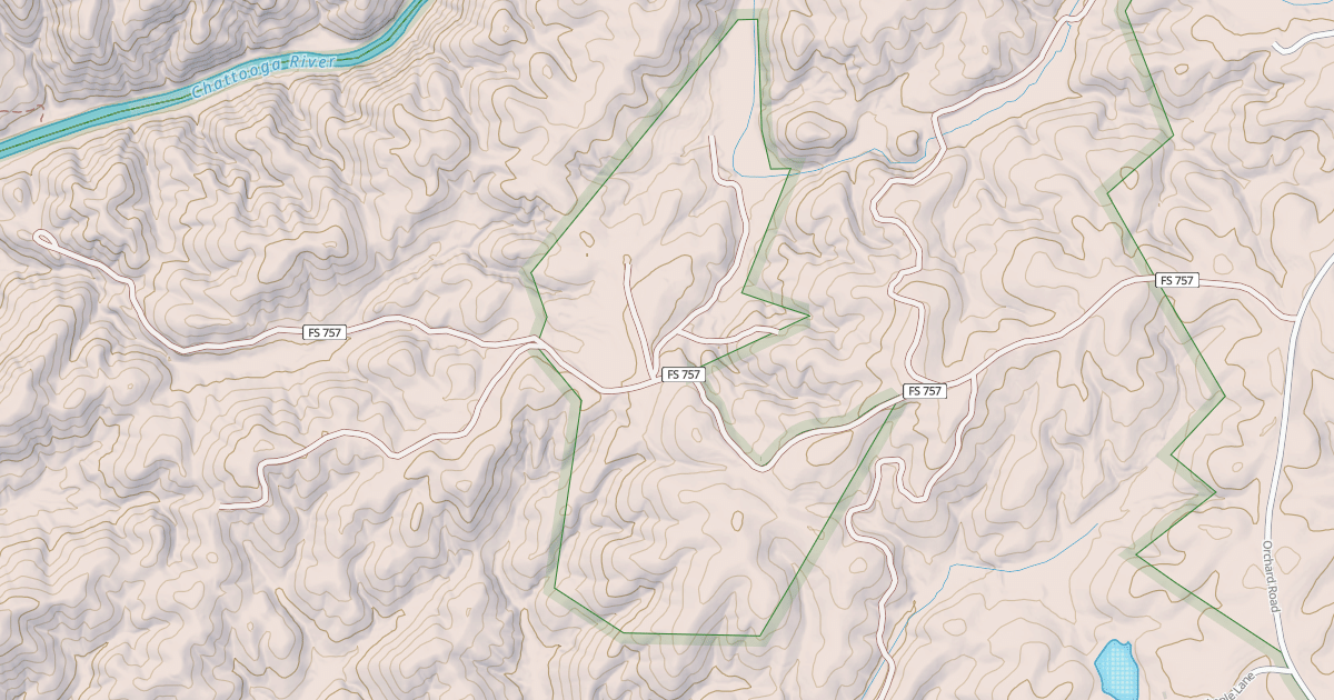 Map preview of WOODAL SHOALS