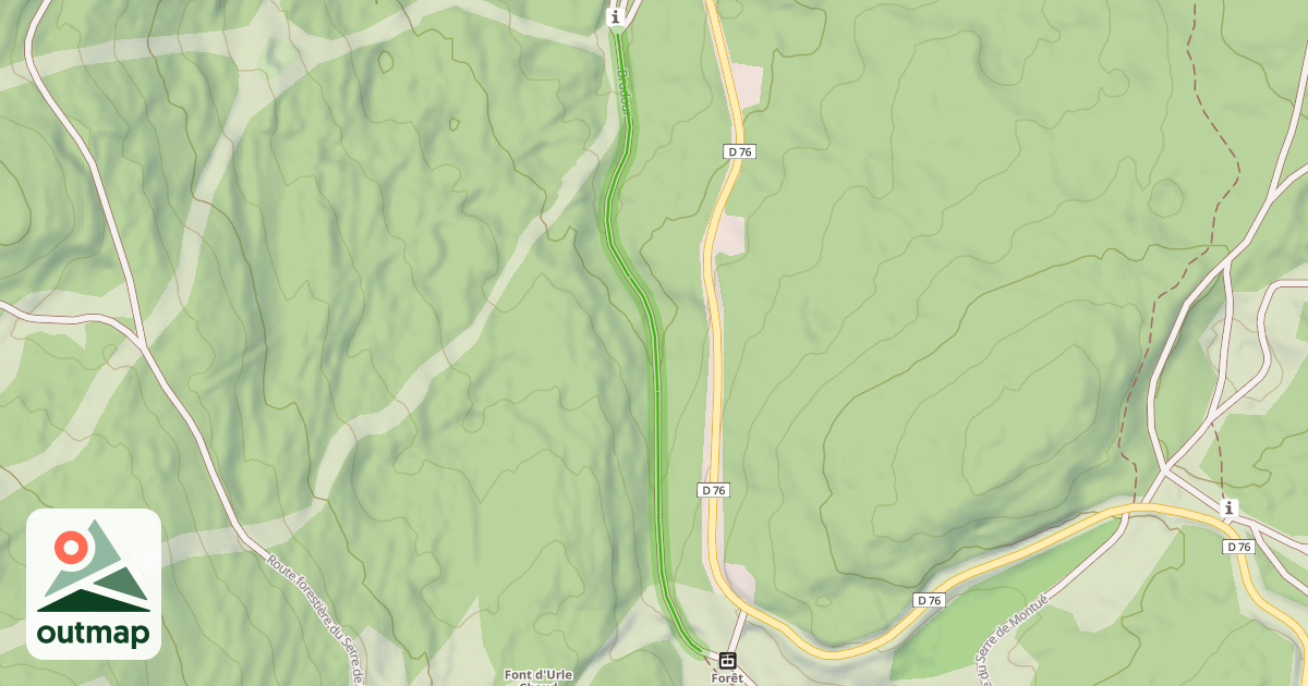 Map of Brudour