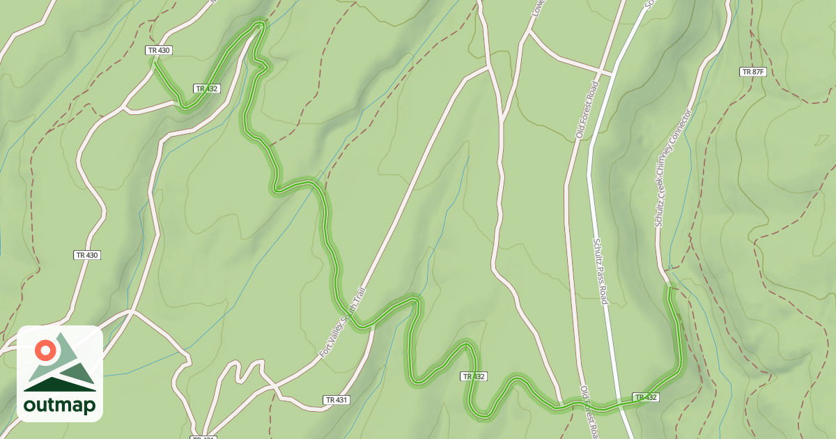 Map of Chimney Trail