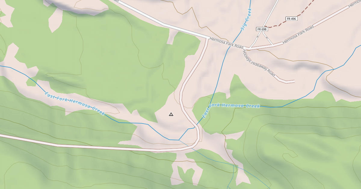 Map preview of EAST HERMOSA