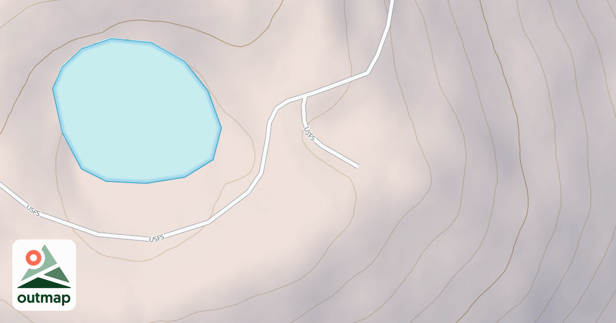 Map of CONE ROAD SPUR