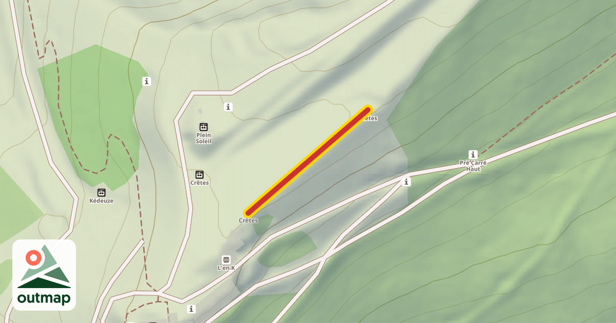 Map of Crêtes