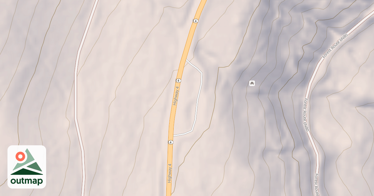 Map of COTTAGE SPRINGS PICNIC AREA