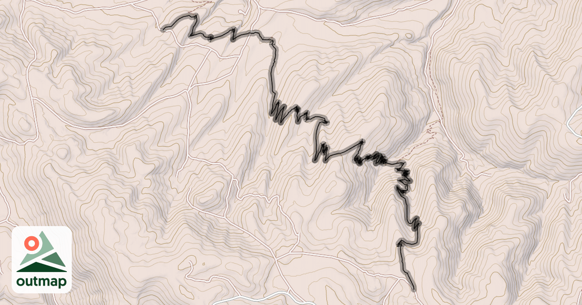 Map of Wild Ruffy Trail