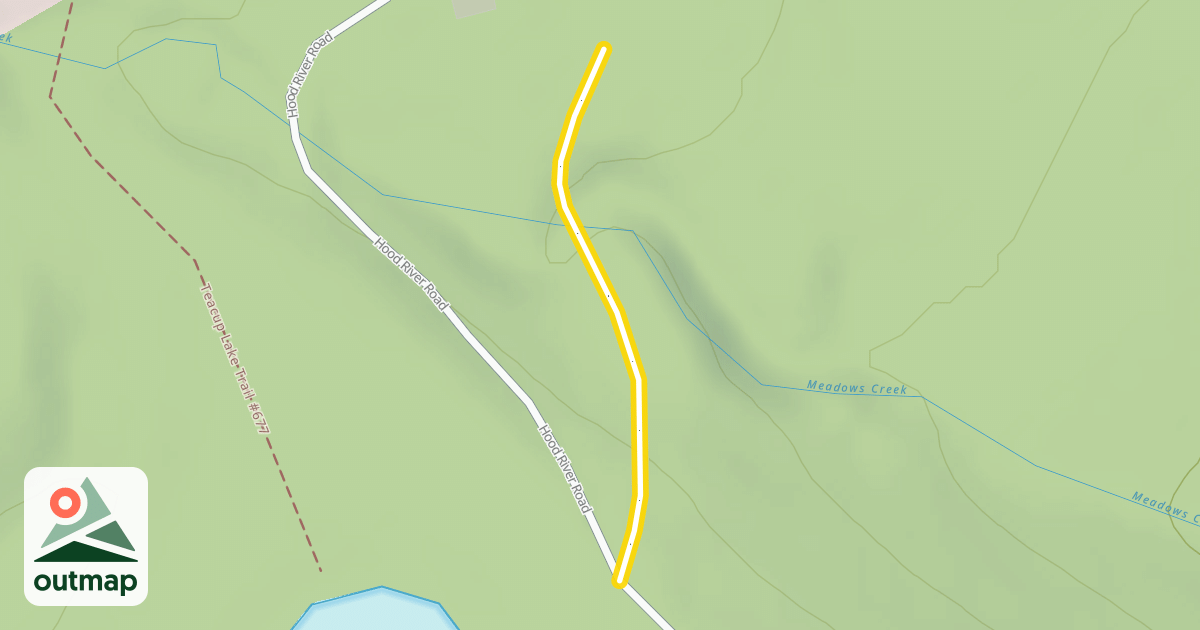 Map of Wahoo Gulch
