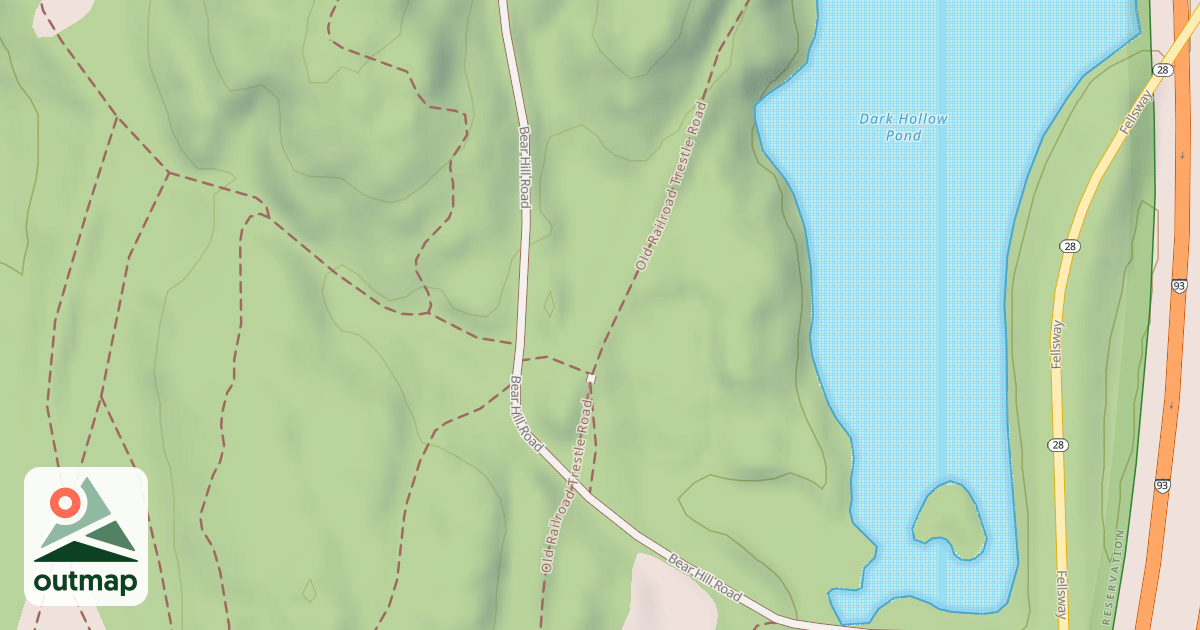 Map of Mountain Bike