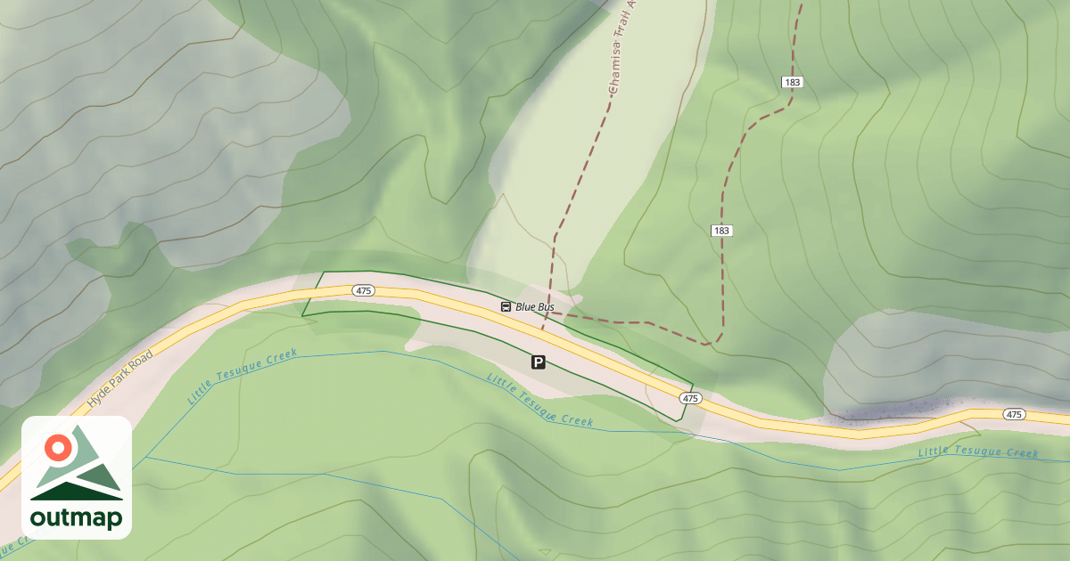 Map of CHAMISA TH PARKING