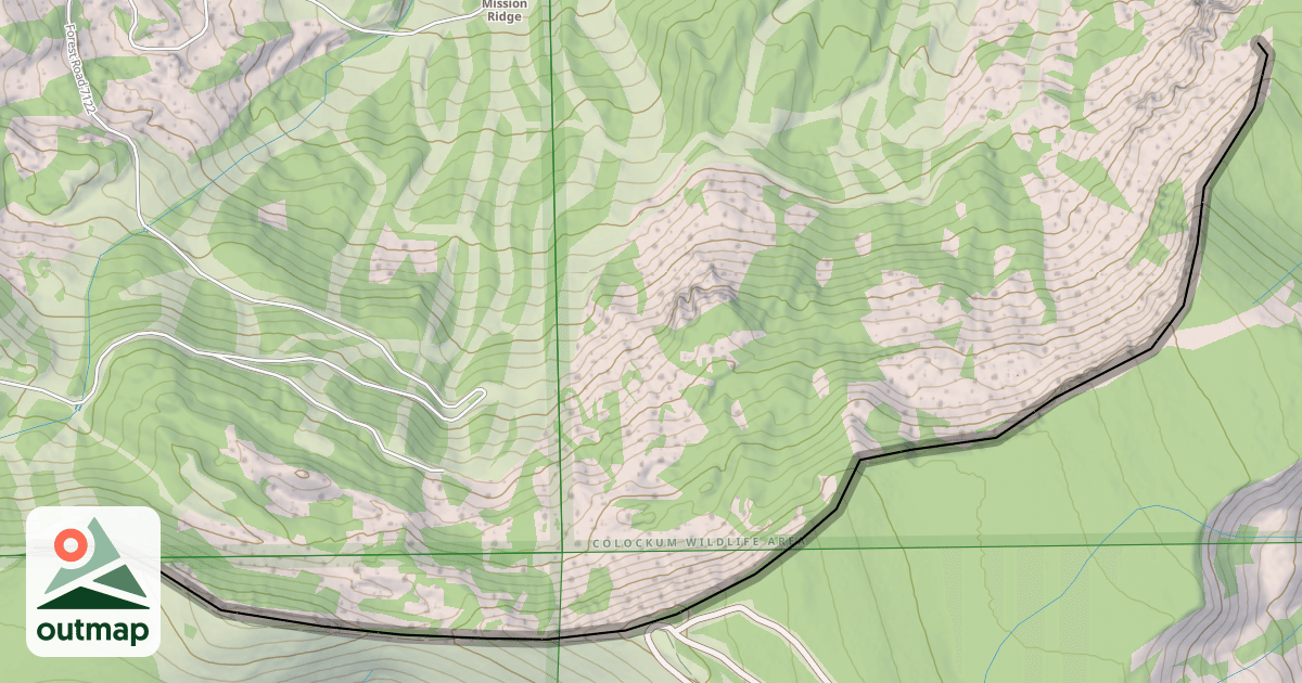 Map of Windy Ridge/Microwave Traverse
