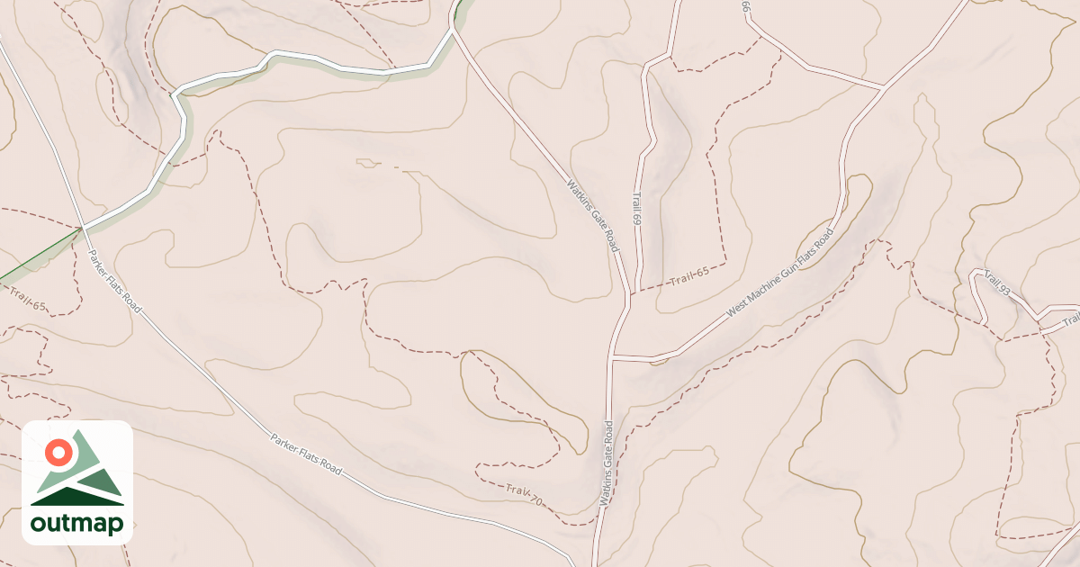 Map of Watkins Gate Road