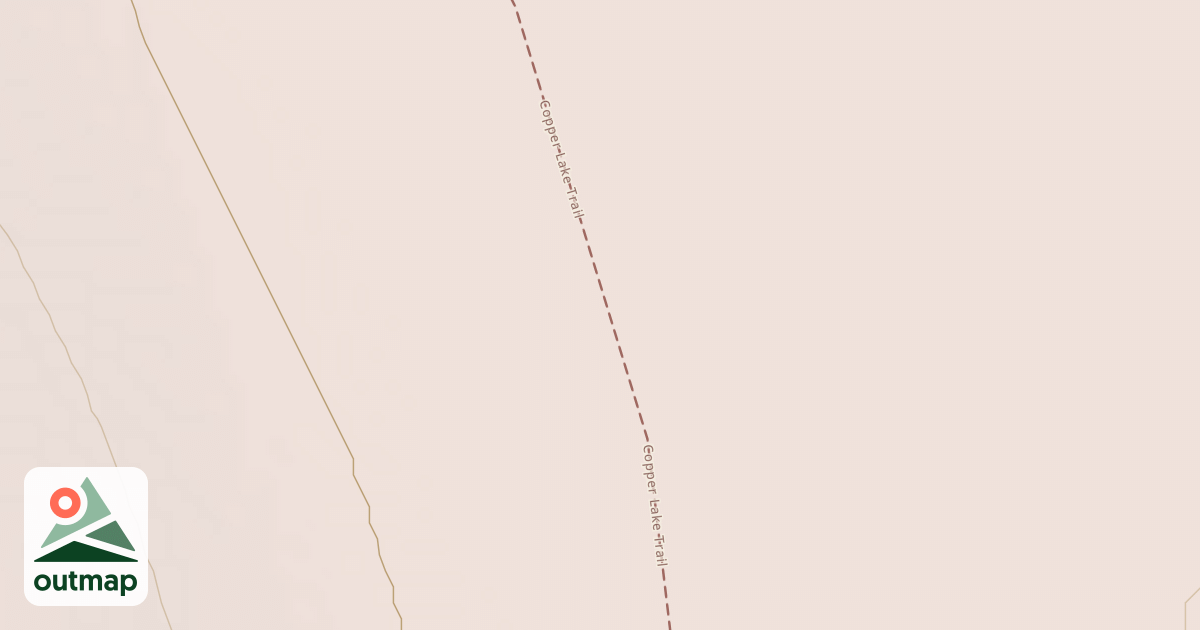 Map of Copper Lake Trail
