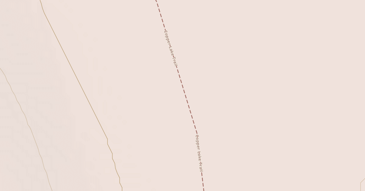Map preview of Copper Lake Trail