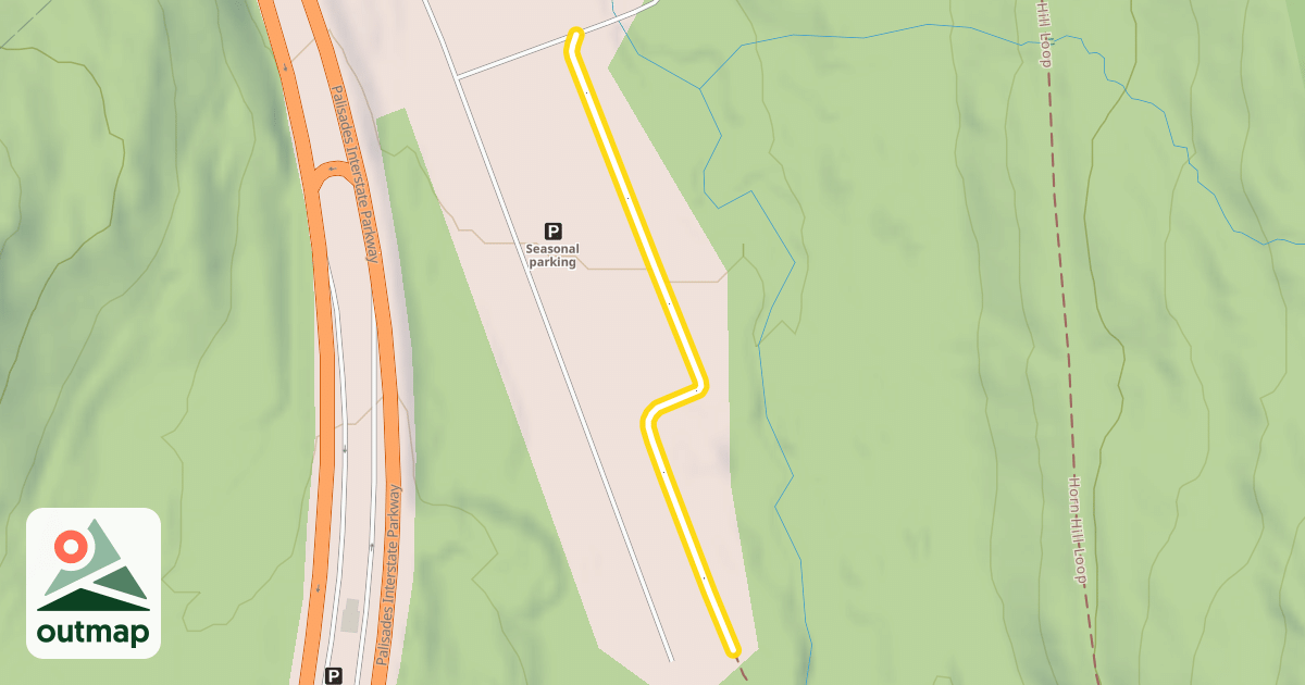 Map of Horn Hill Loop