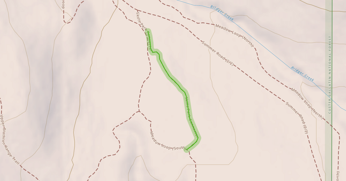 Map preview of Skills Park Connector