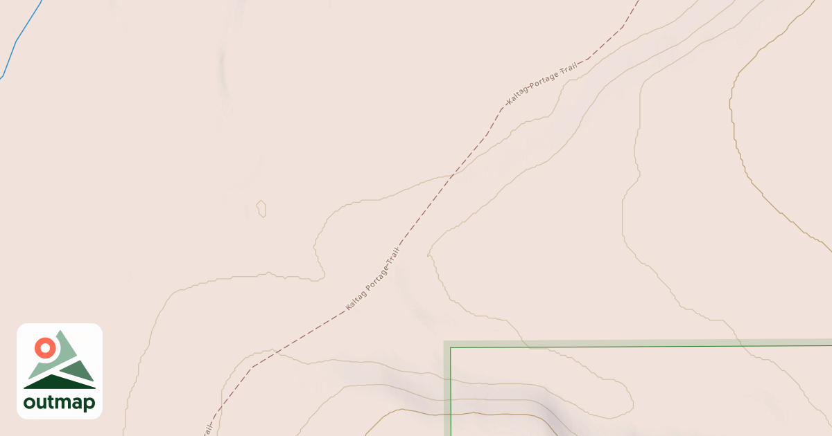 Map of Iditarod National Historic Trail
