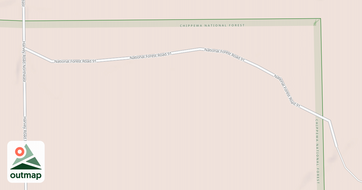 Map of HARVEY ROAD SPUR A