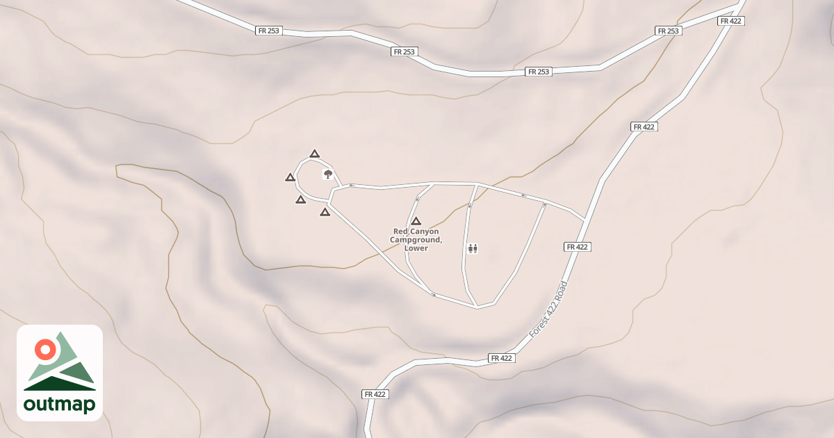 Map of USFS Motor Vehicle Use Map Roads {3C01947E-F395-4EEF-9849-343DD636F7A6}