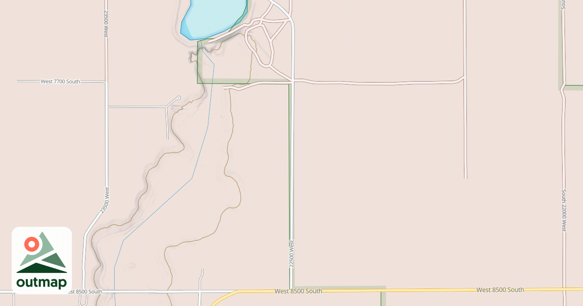 Map of EAST STONE RESERVOIR