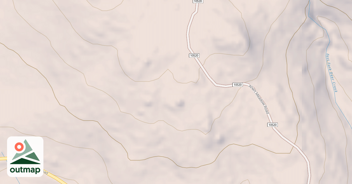 Map of AHART MEADOW T1