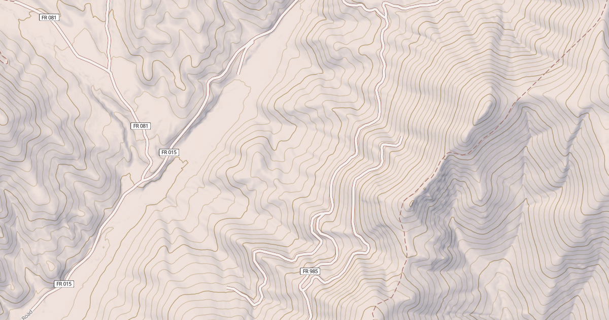 Map preview of PINE CREEK SOUTH ATV