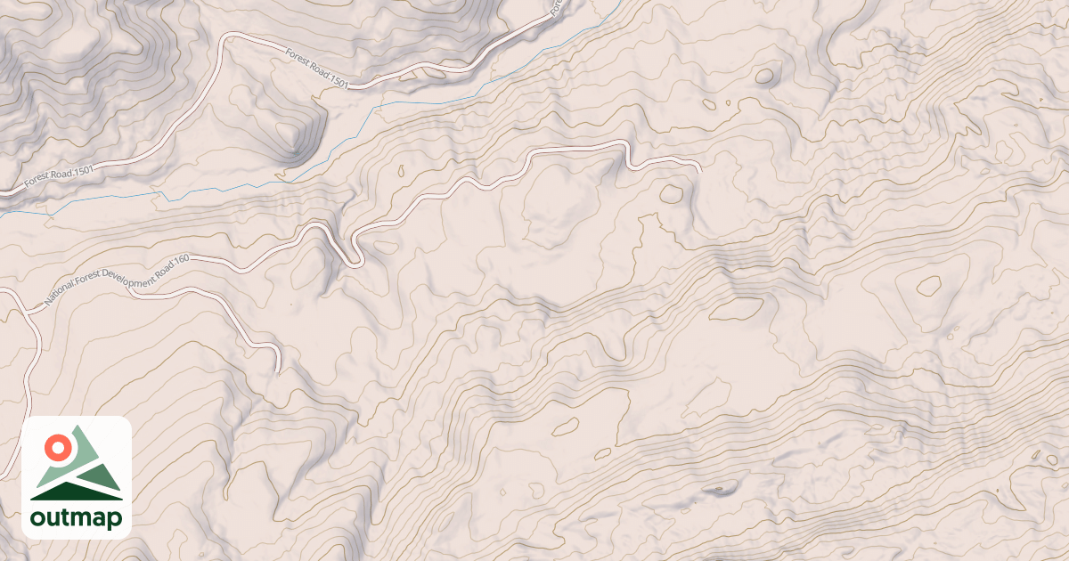 Map of USFS National Forest System Roads {2D28FB78-5DFF-4CF0-82C8-01DCC245770B}
