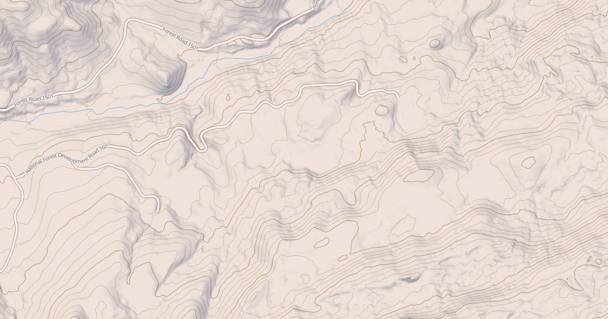 Map preview of USFS National Forest System Roads {2D28FB78-5DFF-4CF0-82C8-01DCC245770B}