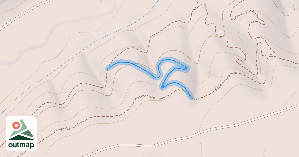 Map of Terrain Robber Trail