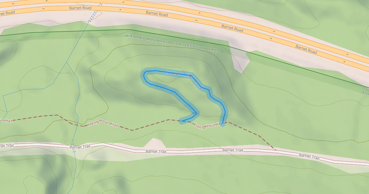 Map preview of Elephant Ridge Loop