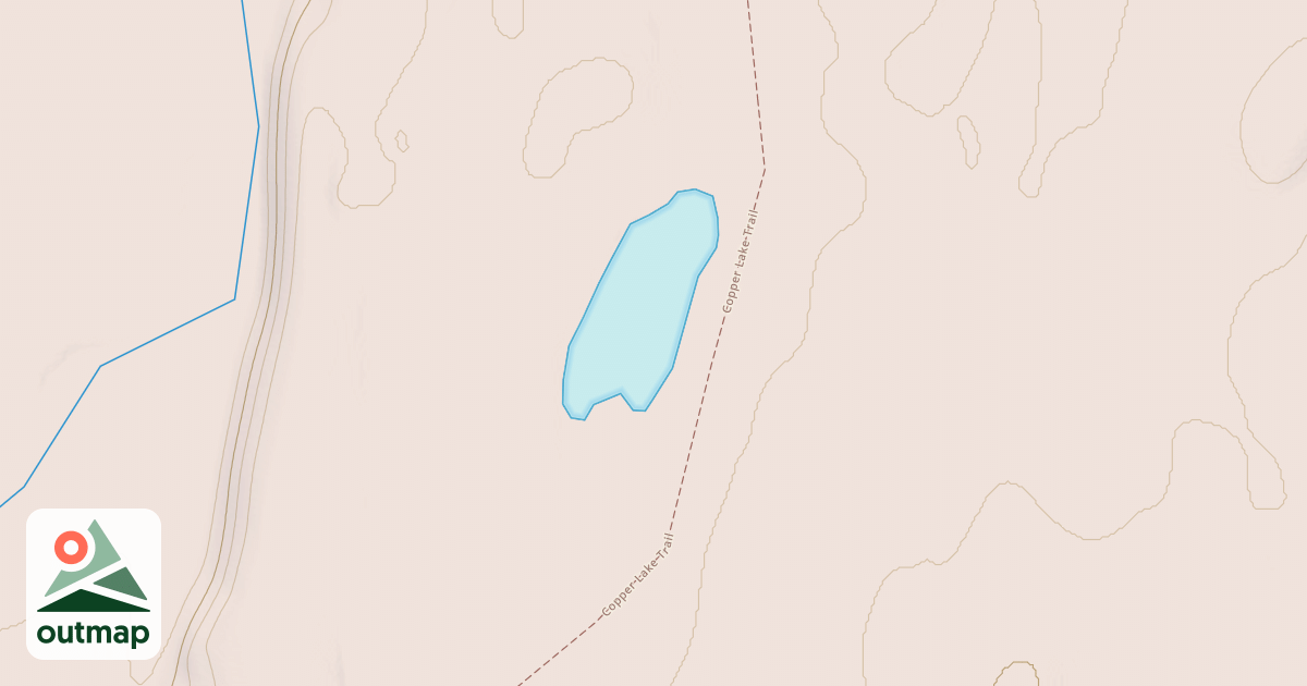 Map of Copper Lake Trail