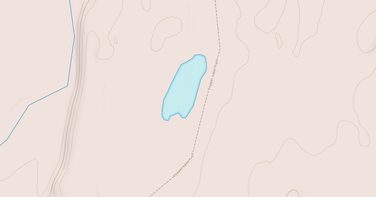 Map preview of Copper Lake Trail