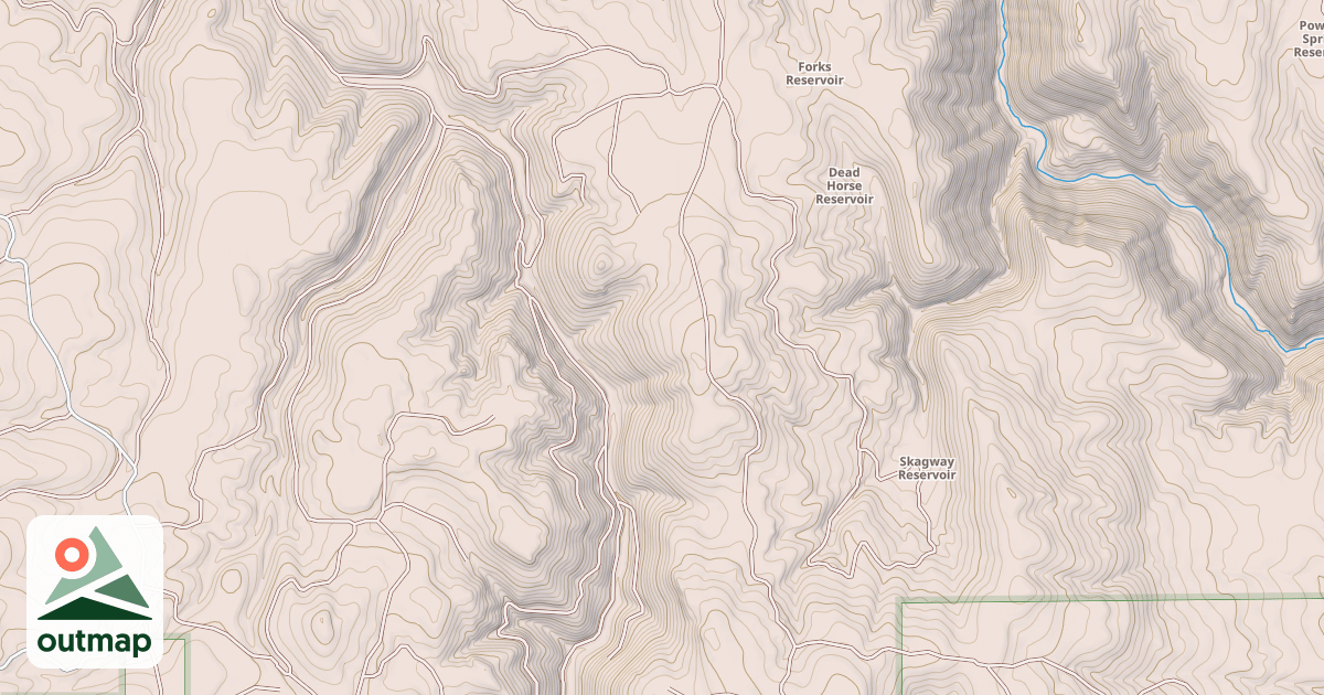Map of COUGAR CK COLOCATED 1663 MRS