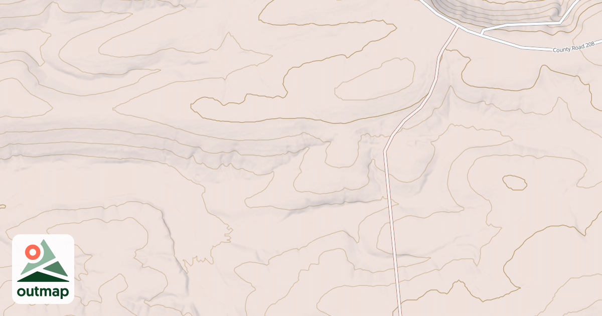 Map of FRIZZELL BRANCH