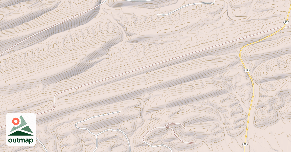 Map of LONG MOUNTAIN