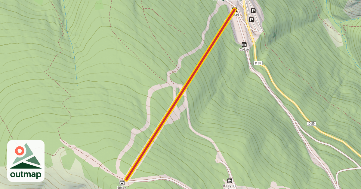 Map of Cotzé