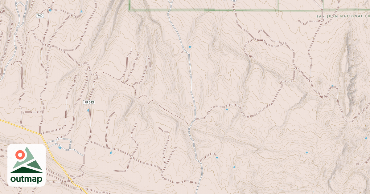 Map of BLACK SNAG