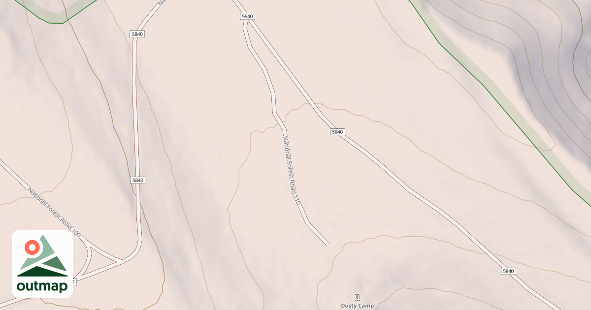 Map of USFS National Forest System Roads {356B3DEC-4582-495E-91A9-B63861A88941}