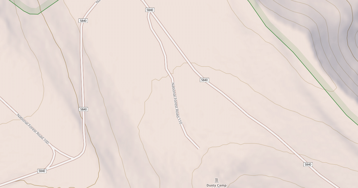Map preview of USFS National Forest System Roads {356B3DEC-4582-495E-91A9-B63861A88941}