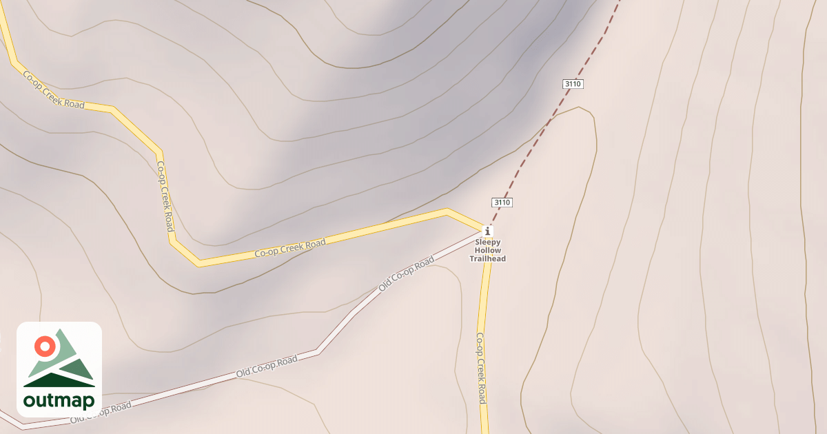 Map of COOP CREEK