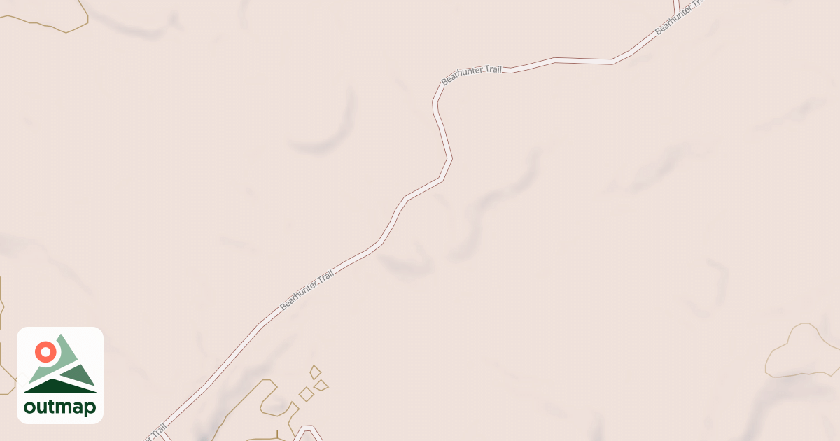 Map of Straight Arrows Trail