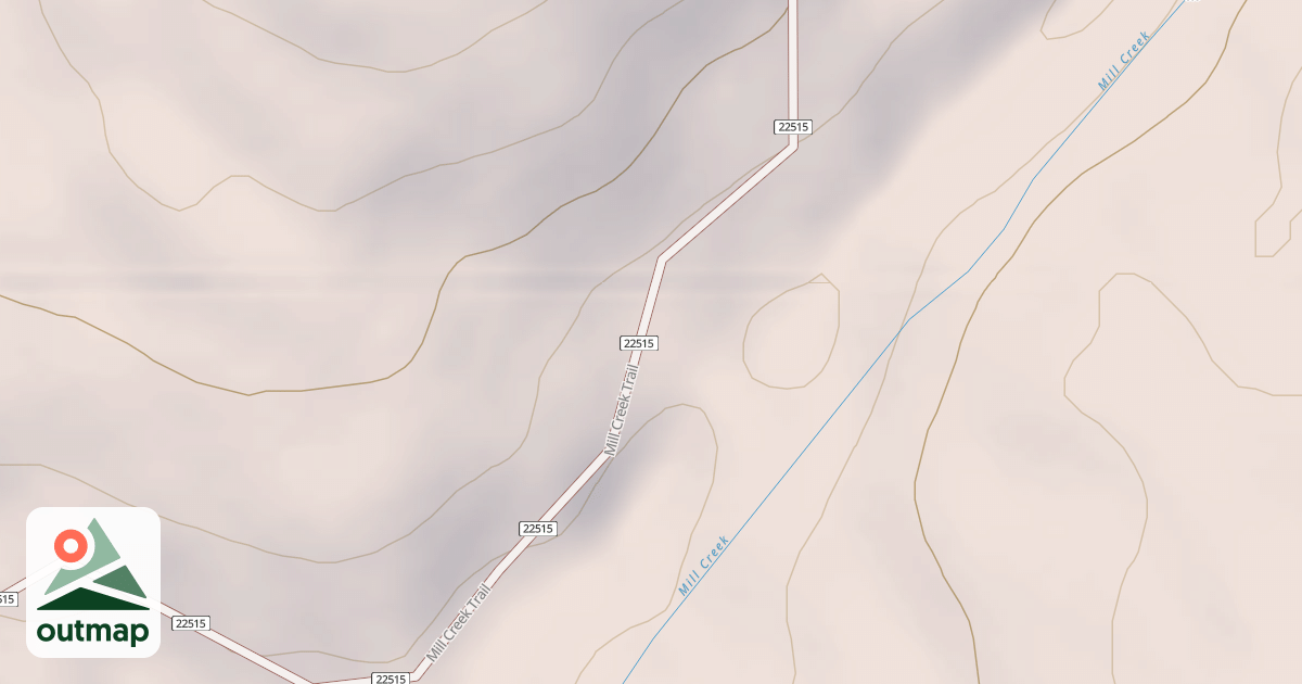 Map of Mill Creek Trail