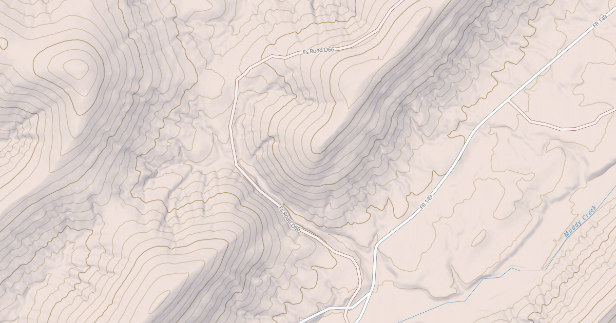 Map preview of THORPE MTN